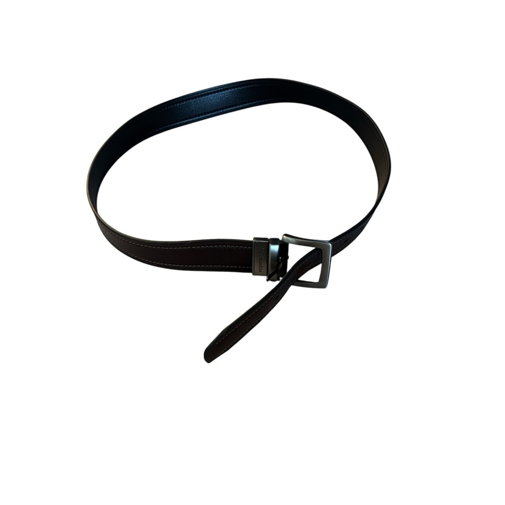Columbia Men's Reversible Brown and Black Leather Belt